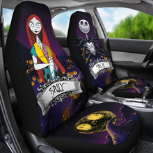 Load image into Gallery viewer, Jack Sally Car Seat Covers Nightmare Before Chrismtas Ci221221-02