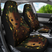 Load image into Gallery viewer, Groot Guardians Of the Galaxy Car Seat Covers Movie Car Accessories Custom For Fans Ci22061310