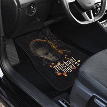 Load image into Gallery viewer, Horror Movie Car Floor Mats | Michael Myers Fading Face Maple Leaf Car Mats Ci090621