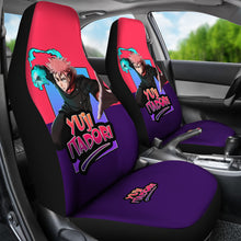 Load image into Gallery viewer, Yuji Itadori Car Seat Covers Fan Art Jujutsu KaiSen Anime Seat Covers Fan Gift Ci0712