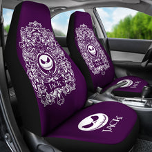 Load image into Gallery viewer, Nightmare Before Christmas Cartoon Car Seat Covers - Evil Jack Skellington Face Skull Pumpkin Tatoo Seat Covers Ci101302