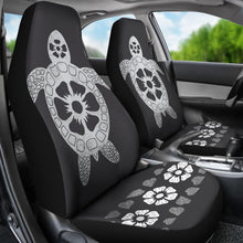 Load image into Gallery viewer, Hawaii Turtle Black Car Seat Covers Car Accessories Ci230202-04