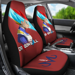 Vegeta Red Color Dragon Ball Anime Car Seat Covers Unique Design Ci0817