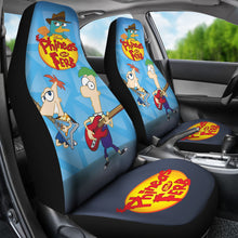 Load image into Gallery viewer, Phineas &amp; Ferb Car Seat Covers Custom For Fans Ci221208-04