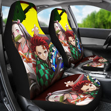 Load image into Gallery viewer, Tanjiro &amp; Nezuko Car Seat Covers Demon Slayer Anime Seat Covers Ci0605
