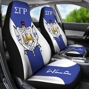 Sigma Gamma Rho Sororities Car Seat Covers Custom For Fans Ci230207-03