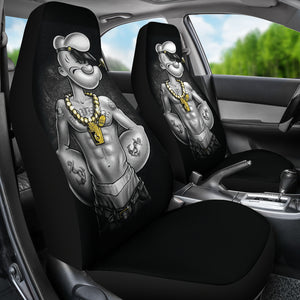 Popeye Car Seat Covers Hardcore Tattoo Car Accessories Ci221109-01