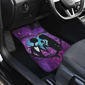 Nightmare Before Christmas Car Floor Mats Jack Skellington Loves Sally Car Accessories Ci220930-06
