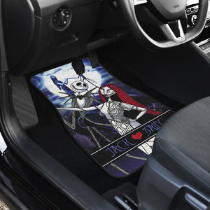 Jack Sally Car Floor Mats Nightmare Before Chrismtas Ci221221-10