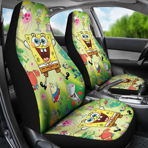 Spongebob Squarepants Car Seat Covers Custom For Fan Ci221122-07