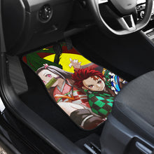 Load image into Gallery viewer, Tanjiro &amp; Nezuko Car Floor Mats Demon Slayer Anime Car Mats Ci0605