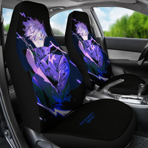 Satoru Gojo Thunder Style Jujutsu KaiSen Car Seat Covers Anime Car Accessories Ci0623