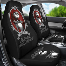 Load image into Gallery viewer, Nightmare Before Christmas Cartoon Car Seat Covers - Funny Old Jack Skellington Portrait Seat Covers Ci100903