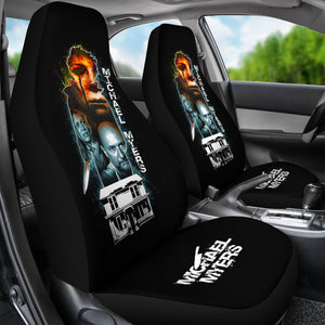 Horror Movie Car Seat Covers | Michael Myers Murders Whole Family Seat Covers Ci090421