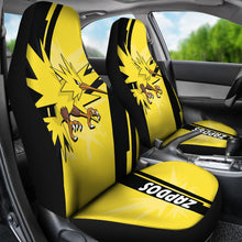 Load image into Gallery viewer, Zapdos Pokemon Car Seat Covers Style Custom For Fans Ci230127-11