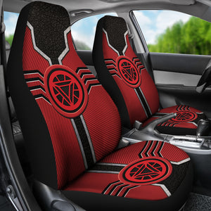 Iron Man Logo Car Seat Covers Custom For Fans Ci230106-08