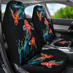 Koi Fish Car Seat Covers Car Accessories Ci230201-04