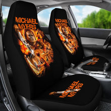 Load image into Gallery viewer, Horror Movie Car Seat Covers | Fighting Michael Myers With Axe Seat Covers Ci090421