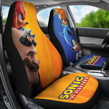 Load image into Gallery viewer, Sonic Vs Dr Eggman Sonic The Hedgehog Car Seat Covers Movie Car Accessories Custom For Fans Ci22060611