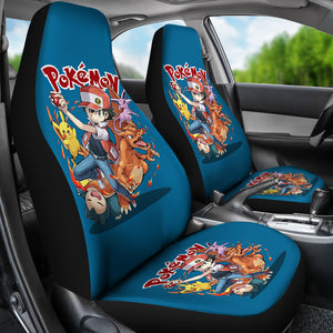 Pikachu Pokemon Seat Covers Pokemon Anime Car Seat Covers Ci102802