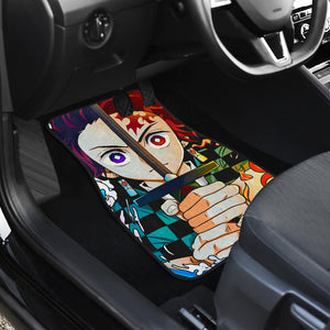 Demon Slayer Anime Car Floor Mats Demon Slayer Kamado Tanjiro Car Accessories Fan Gift Ci123107