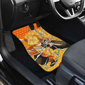 Demon Slayer Animer Car Floor Mats Agatsuma Zenitsu Car Accessories Fan Gift Ci011510