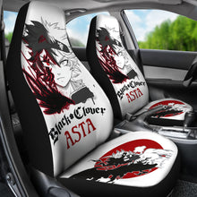 Load image into Gallery viewer, Black Clover Car Seat Covers Asta Black Clover Car Accessories Fan Gift Ci122105