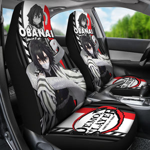 Demon Slayer Car Seat Covers Obanai Iguro Car Accessories Fan Gift Ci220225-02