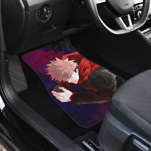 Yuji Itadori Car Floor Mats Jujutsu Kai Sen Anime Car Mats For Fan Ci0611