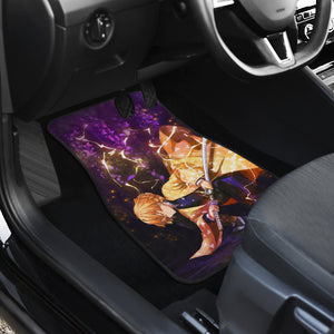 Demon Slayer Animer Car Floor Mats Agatsuma Zenitsu Car Accessories Fan Gift Ci011507