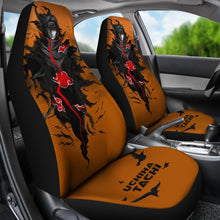 Load image into Gallery viewer, Itachi Akatsuki Red Seat Covers Naruto Anime Car Seat Covers Ci102202