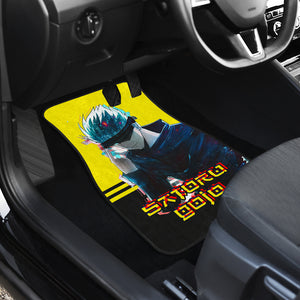 Satoru Gojo Yellow Style Jujutsu KaiSen Car Mats Anime Fan Car Mats For Car Ci0624