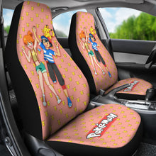 Load image into Gallery viewer, Anime Misty Ash Pikachu Pokemon Car Seat Covers Pokemon Car Accessorries Ci111305