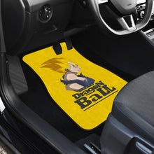 Load image into Gallery viewer, Vegeta Art Dragon Ball Anime Yellow Car Floor Mats Unique Design Ci0814