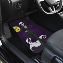 Load image into Gallery viewer, Nightmare Before Christmas Cartoon Car Floor Mats - Smiling Jack Skellington With Zero Dog Ghost Car Mats Ci092905