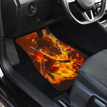 Load image into Gallery viewer, Horror Movie Car Floor Mats | Scary Freddy Krueger Flaming In Fire Car Mats Ci083021