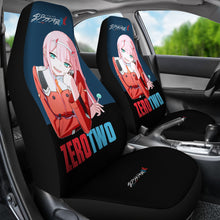 Load image into Gallery viewer, Zero Two Beauty Anime Girl Pink Car Seat Covers For Fans Ci0720