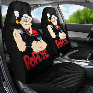 Popeye Car Seat Covers Popeye Halftone Background Car Accessories Ci221109-09