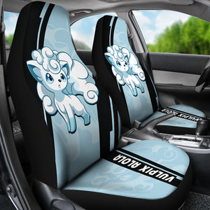 Vulpix alola Pokemon Car Seat Covers Style Custom For Fans Ci230127-10