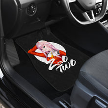 Load image into Gallery viewer, Zero Two Anime Girl Black Car Floor Mats Anime Gift Ci0724