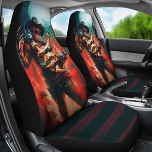 Horror Movie Car Seat Covers | Freddy Krueger Human Escape From Claw Seat Covers Ci083021