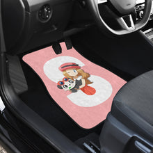 Load image into Gallery viewer, Pokemon Anime  Car Floor Mats - Chibi Serena With Panda Blink An Eye Car Mats Ci110803