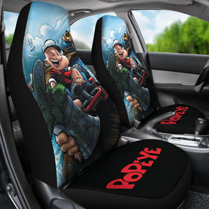 Popeye Car Seat Covers Popeye Sea Artwork Car Accessories Ci221109-04