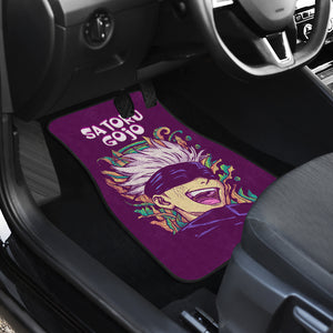 Smile Satoru Gojo Pink Jujutsu KaiSen Car Mats  Anime Mats Ci0625