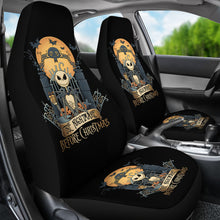 Load image into Gallery viewer, Nightmare Before Christmas Cartoon Car Seat Covers | Jack Skellington Gift At Cemetery Gate Seat Covers Ci100702