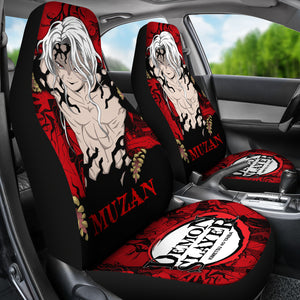 Demon Slayer Anime Seat Covers Demon Slayer Muzan Car Accessories Fan Gift Ci011501