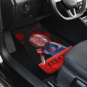 Chucky Child's Play Blood Horror Film Halloween Car Floor Mats Horror Movie Car Accessories Ci091121