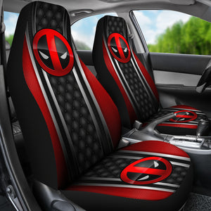 Deadpool Car Seat Covers Glossy Style Car Accessories Ci220315-03