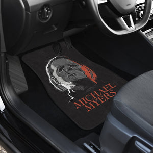 Horror Movie Car Floor Mats | Michael Myers Crying Stone Tear Bat Car Mats Ci090721