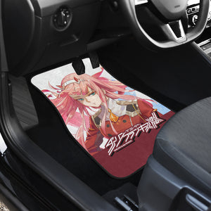 Zero Two Anime Girl Car Floor Mats Anime Gift Ci0723